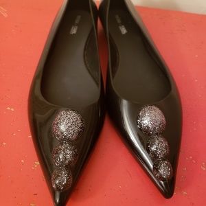 Karl Lagerfeld pointy flats